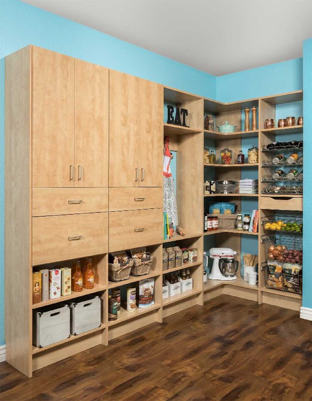 Custom Closet Organization for Kitchen Pantry