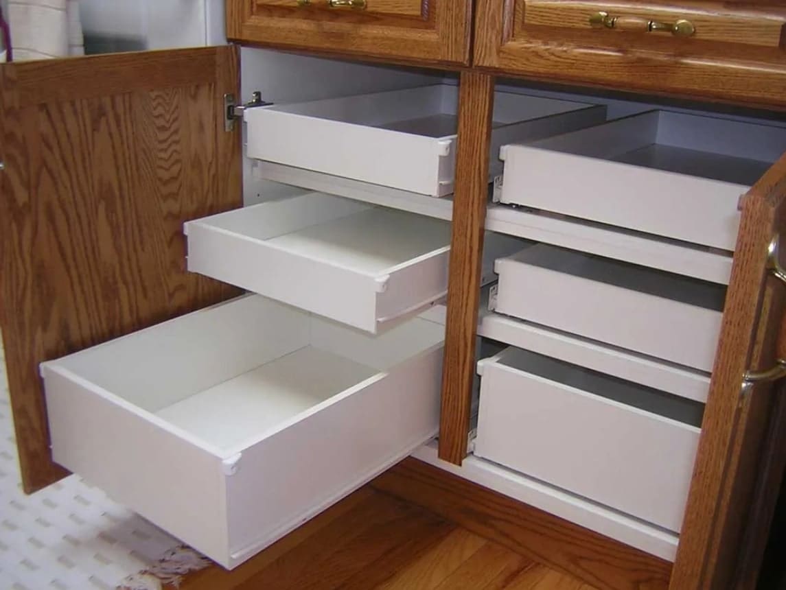 Kitchen Roll Out Drawers for Senior